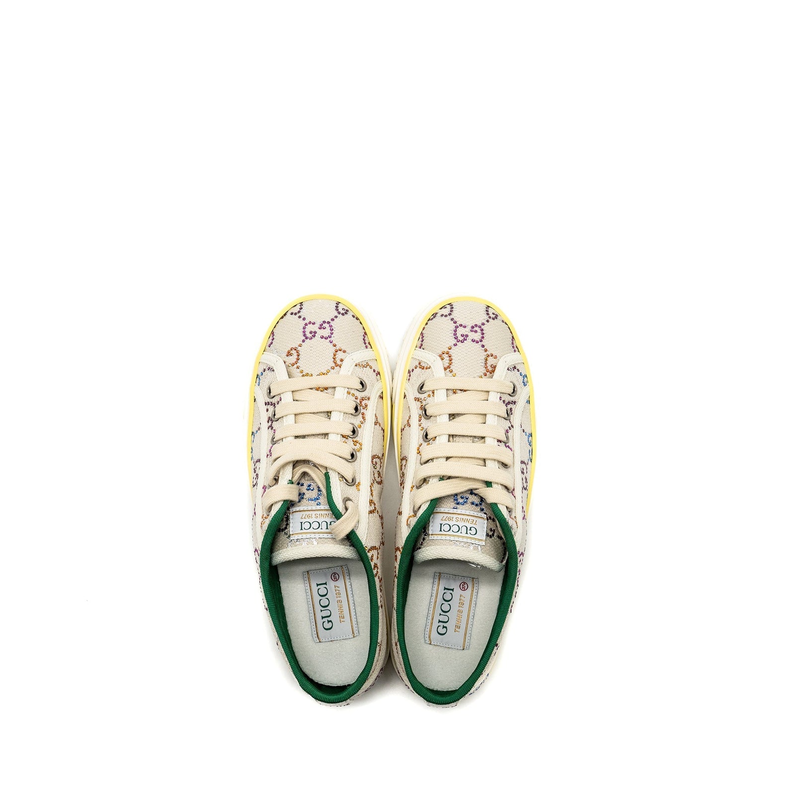 Gucci Tennis Sneaker Canvas/ Crystal Multicolour