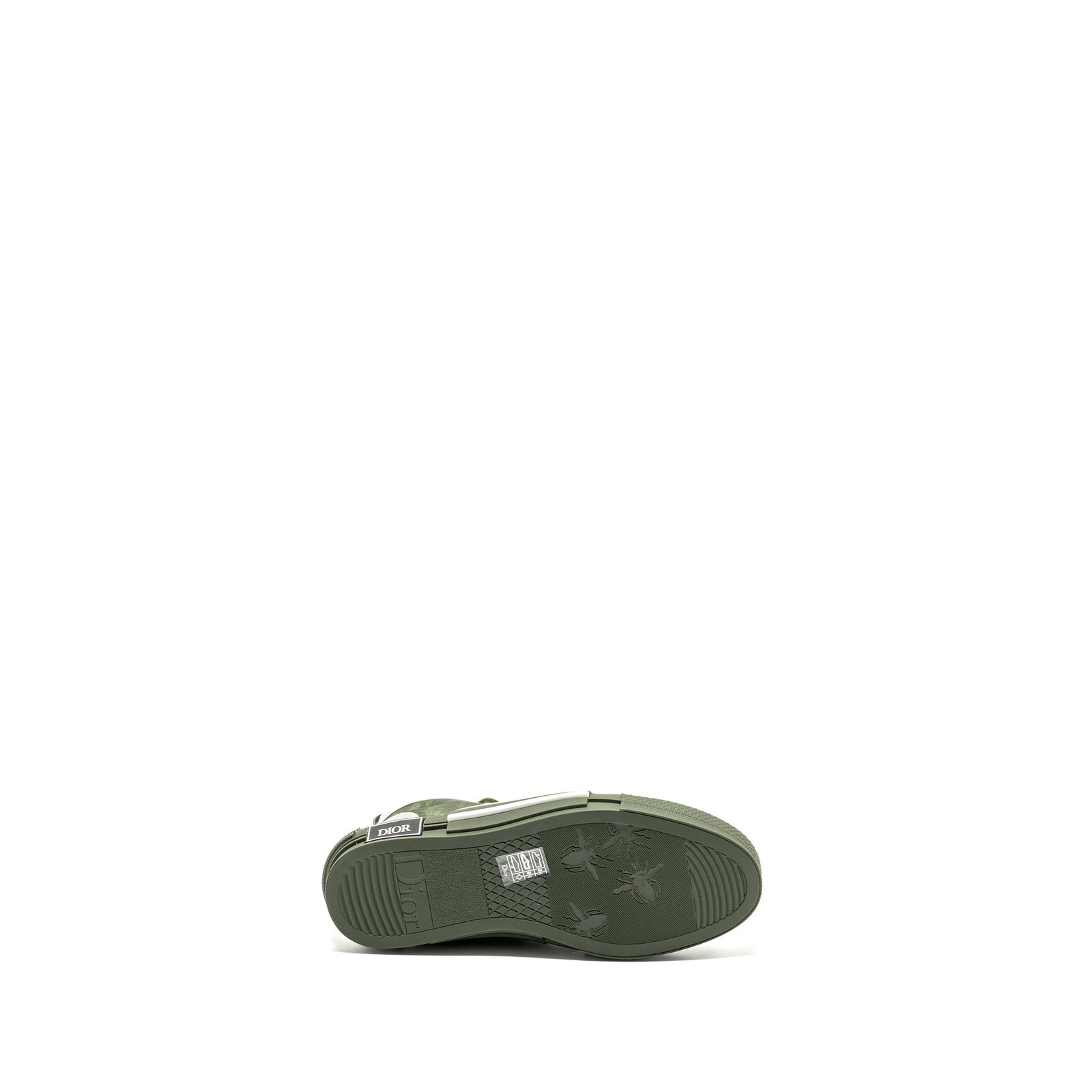 DIOR B23 OBLIQUE HIGH-TOP SNEAKER GREEN/OBLIQUE