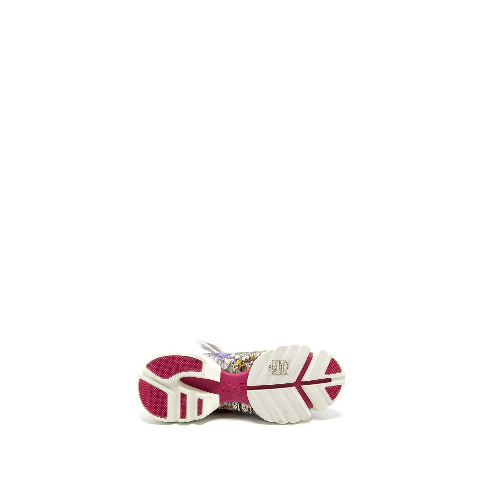 DIOR D-CONNECT SNEAKER FLOWER PRINTED FABRIC MULTICOLOUR