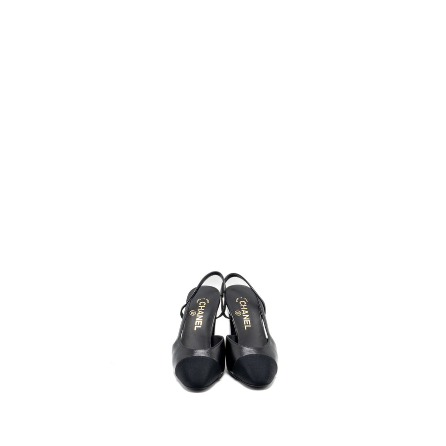 CHANEL SLINGBACK BLACK