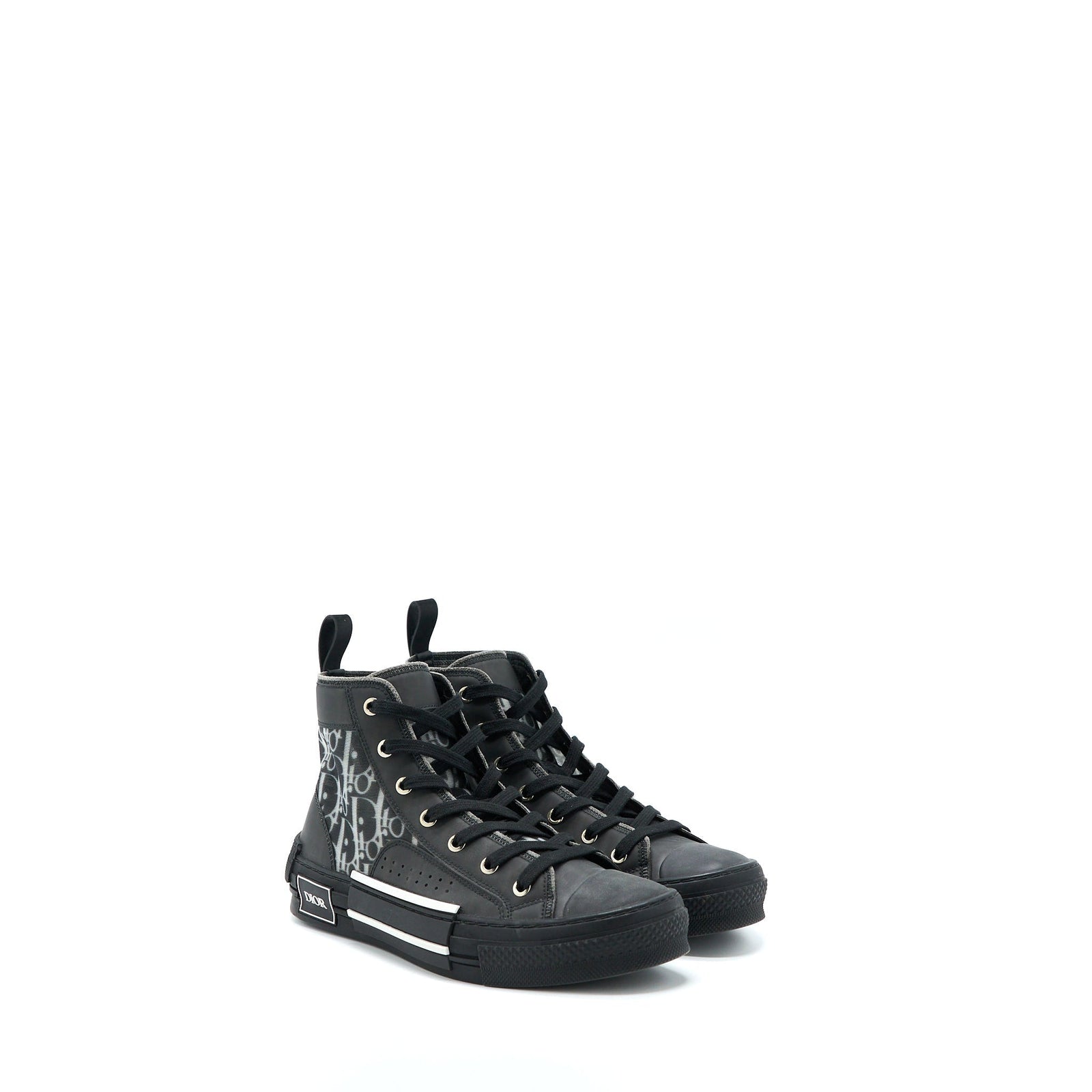 DIOR HIGH-TOP SNEAKER BLACK/MULTICOLOUR