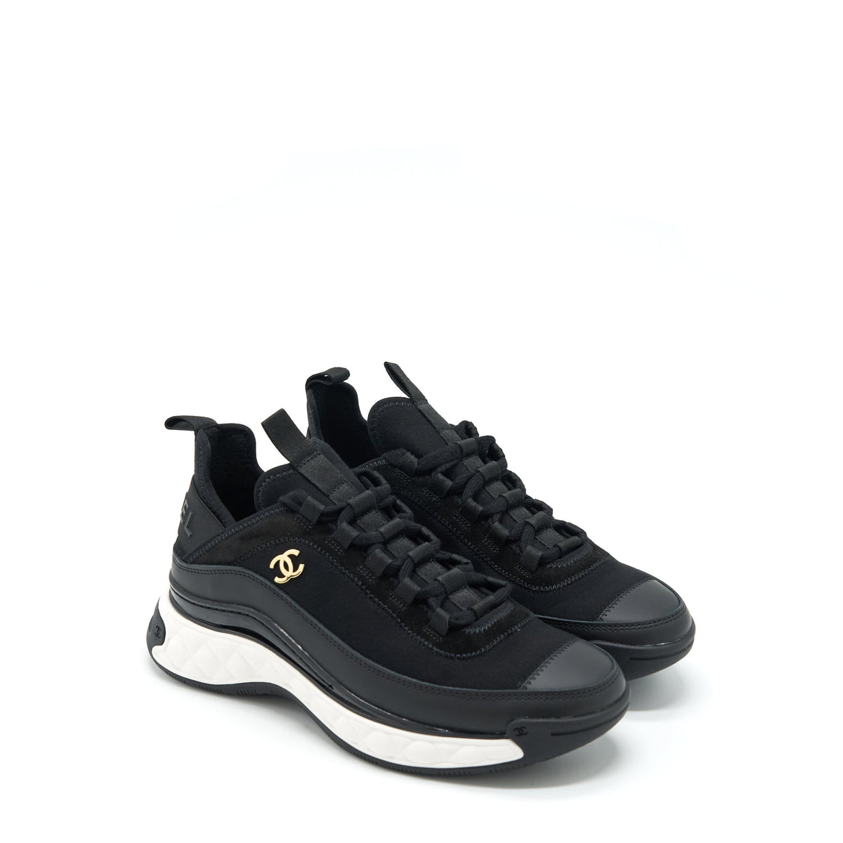 CHANEL SPORT TRAIL SNEAKERS BLACK/WHITE