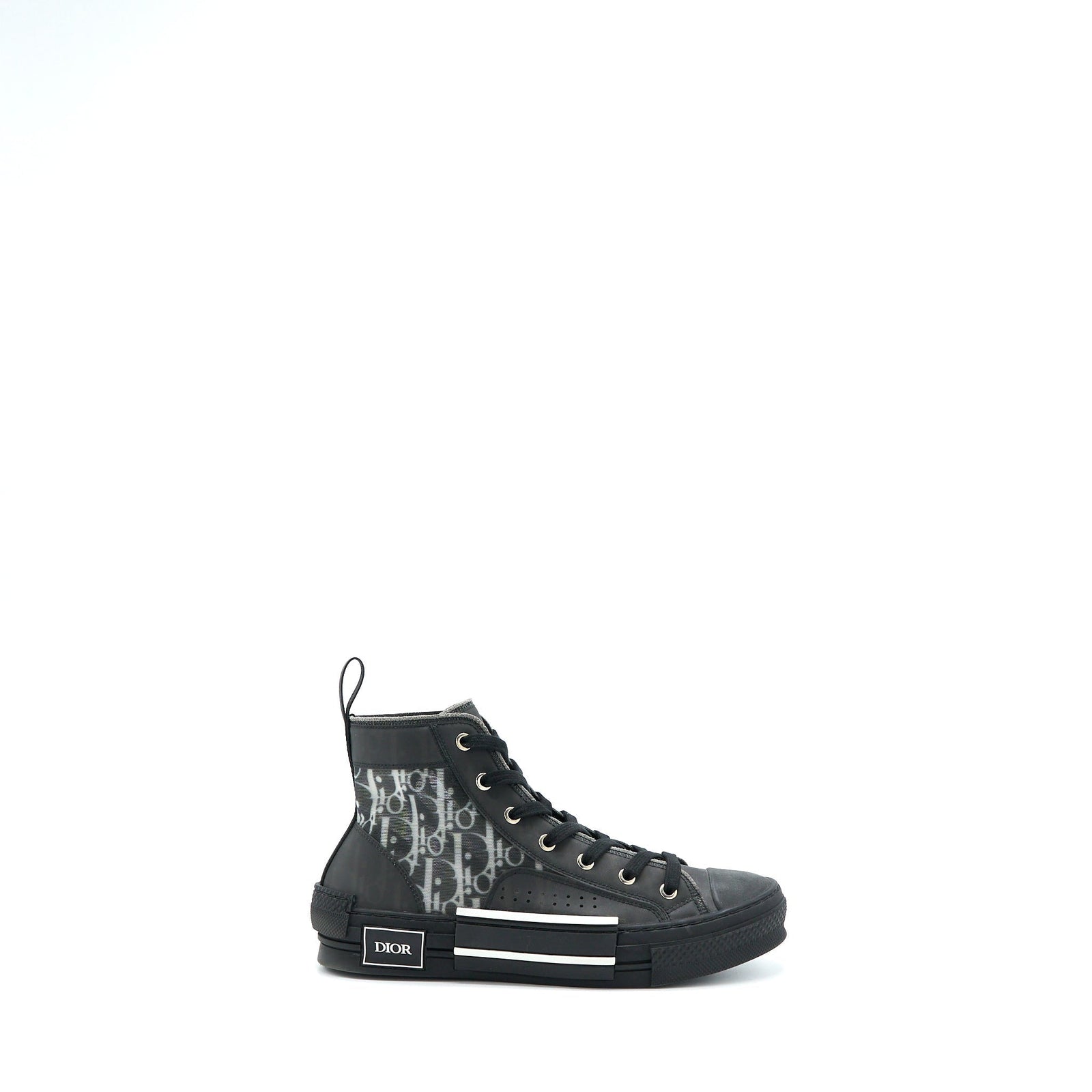 DIOR HIGH-TOP SNEAKER BLACK/MULTICOLOUR