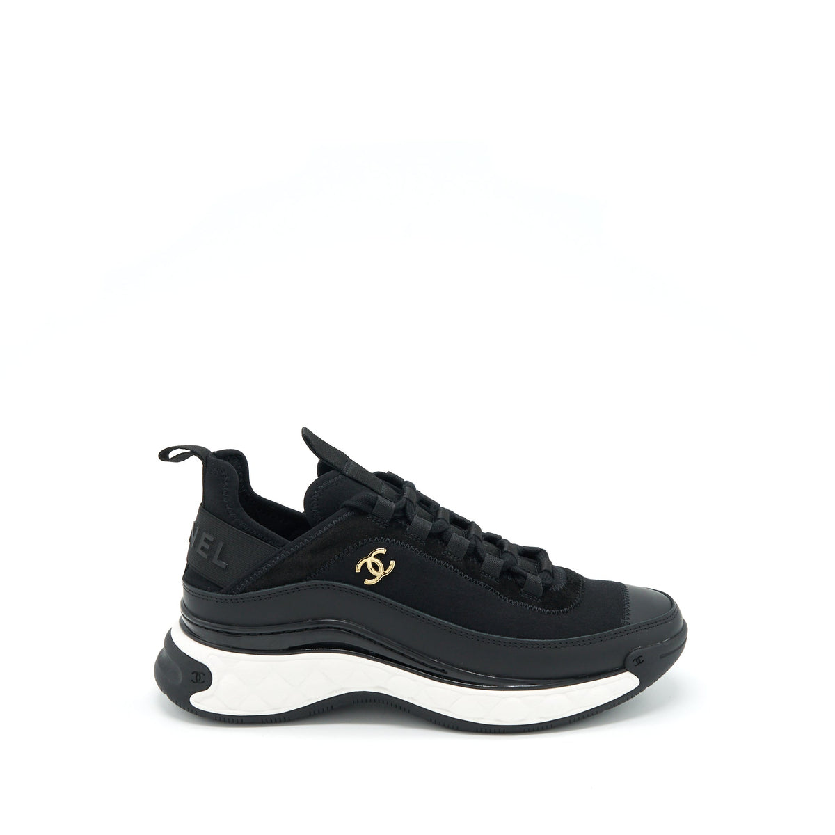 CHANEL SPORT TRAIL SNEAKERS BLACK/WHITE
