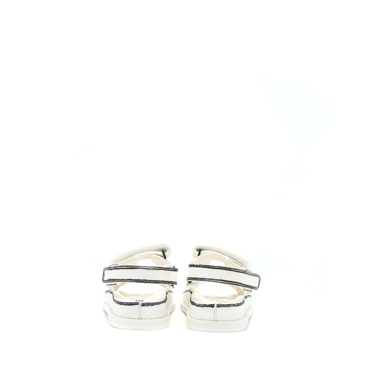 CHANEL DAD SANDALS BLACK/WHITE