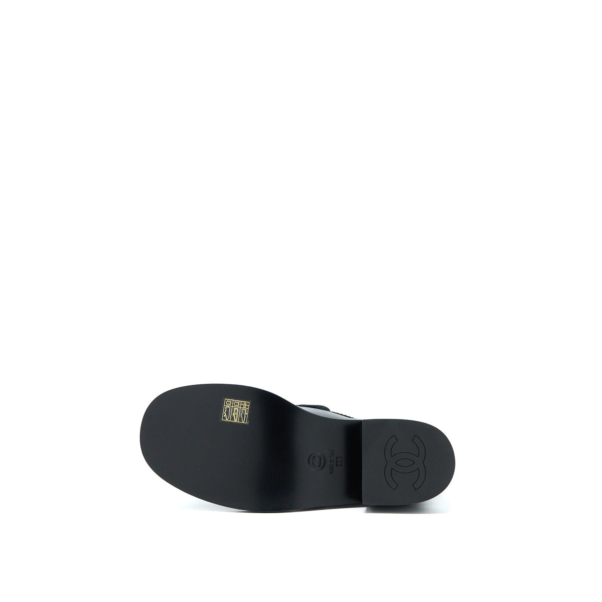 CHANEL 22K LOAFER LEATHER BLACK GHW