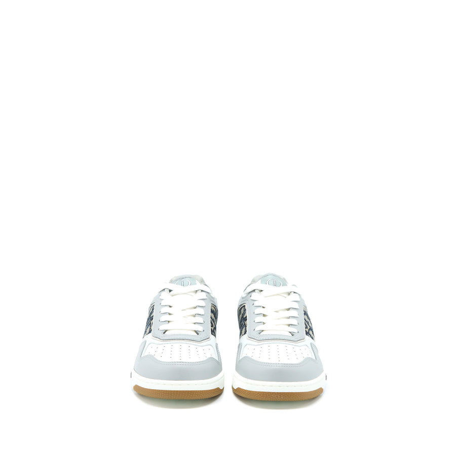 Dior B27 Low-Top Sneaker Calfskin/Oblique Jacquard Beige/Blue/Grey