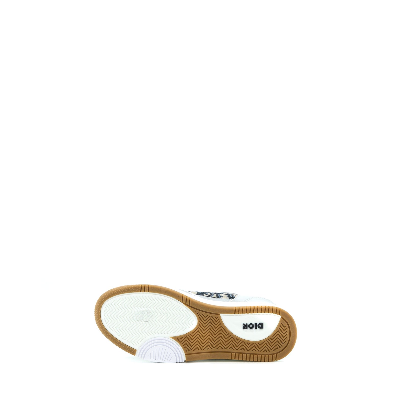 DIOR B27 LOW-TOP SNEAKER CALFSKIN/OBLIQUE JACQUARD BEIGE/BLUE/GREY