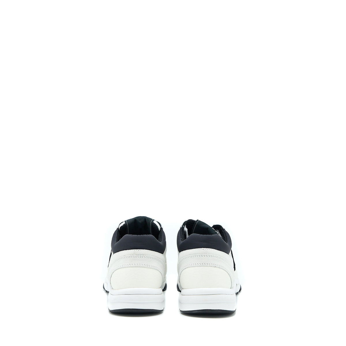 CHANEL CC LOGO SNEAKER CALFSKIN/SUEDE BLACK/WHITE