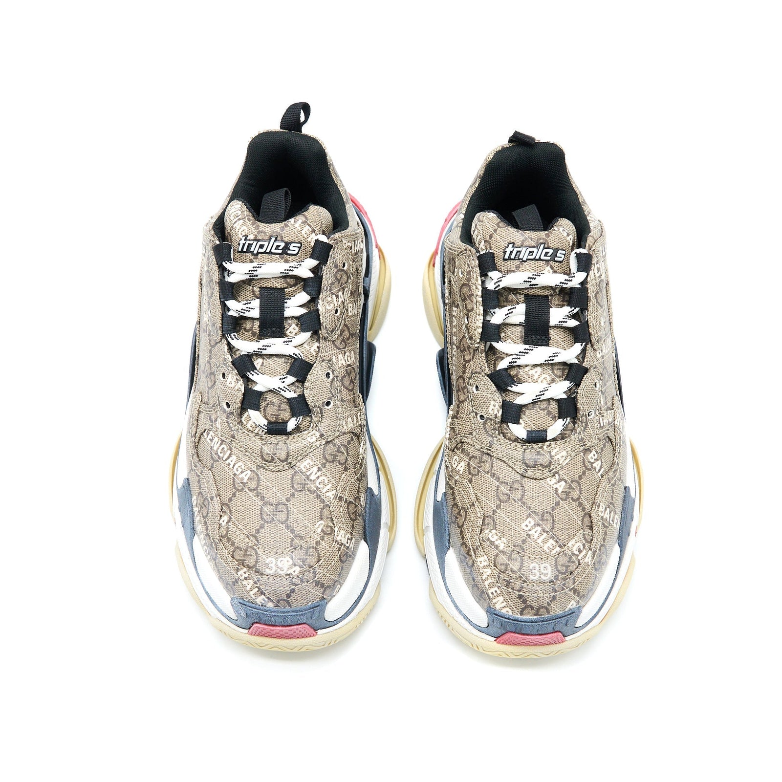Gucci x Balenciaga Triple S the Hacker Project Polyester/Rubber Multicolour