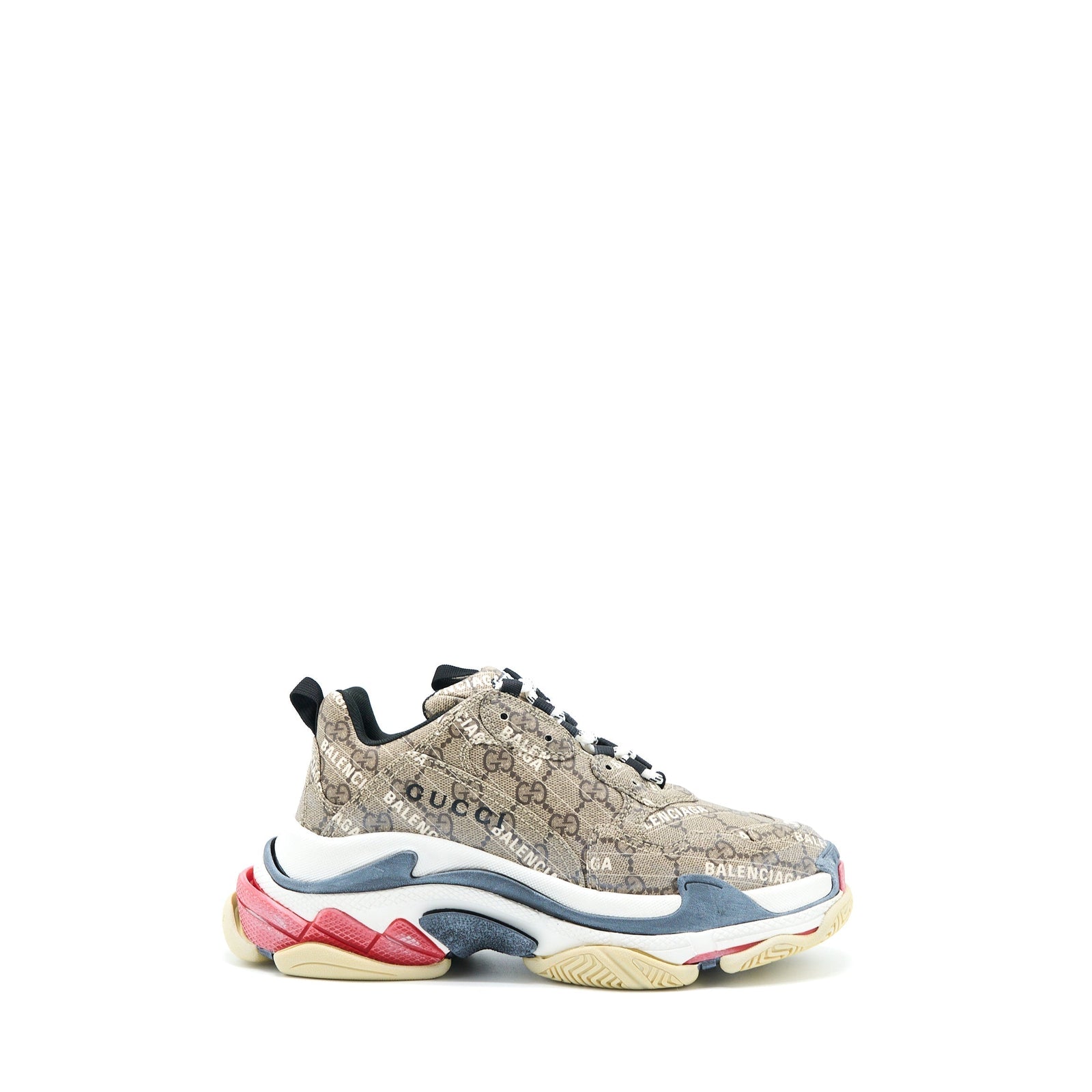 Gucci x Balenciaga Triple S the Hacker Project Polyester/Rubber Multicolour