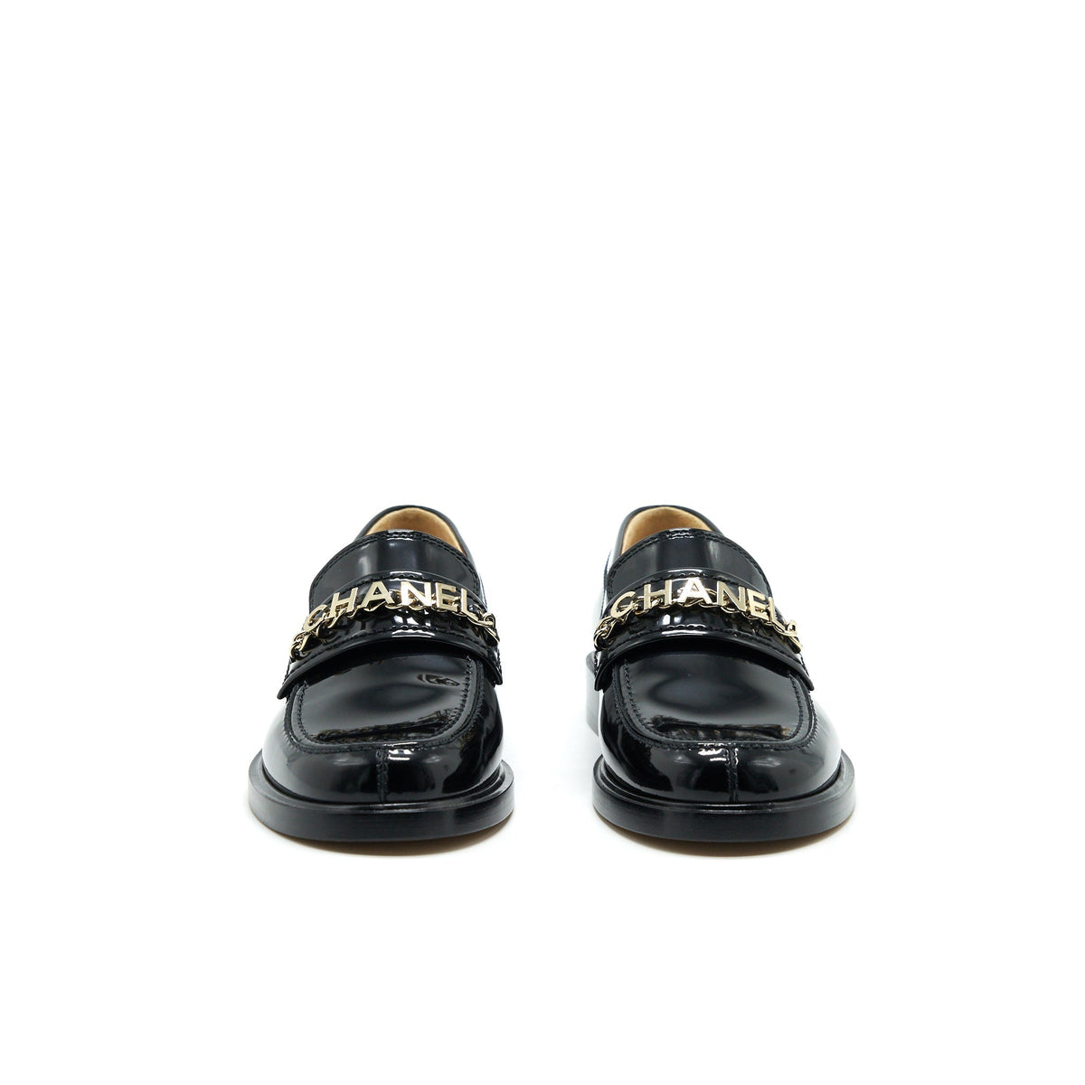 CHANEL LEATHER LOAFER BLACK GHW
