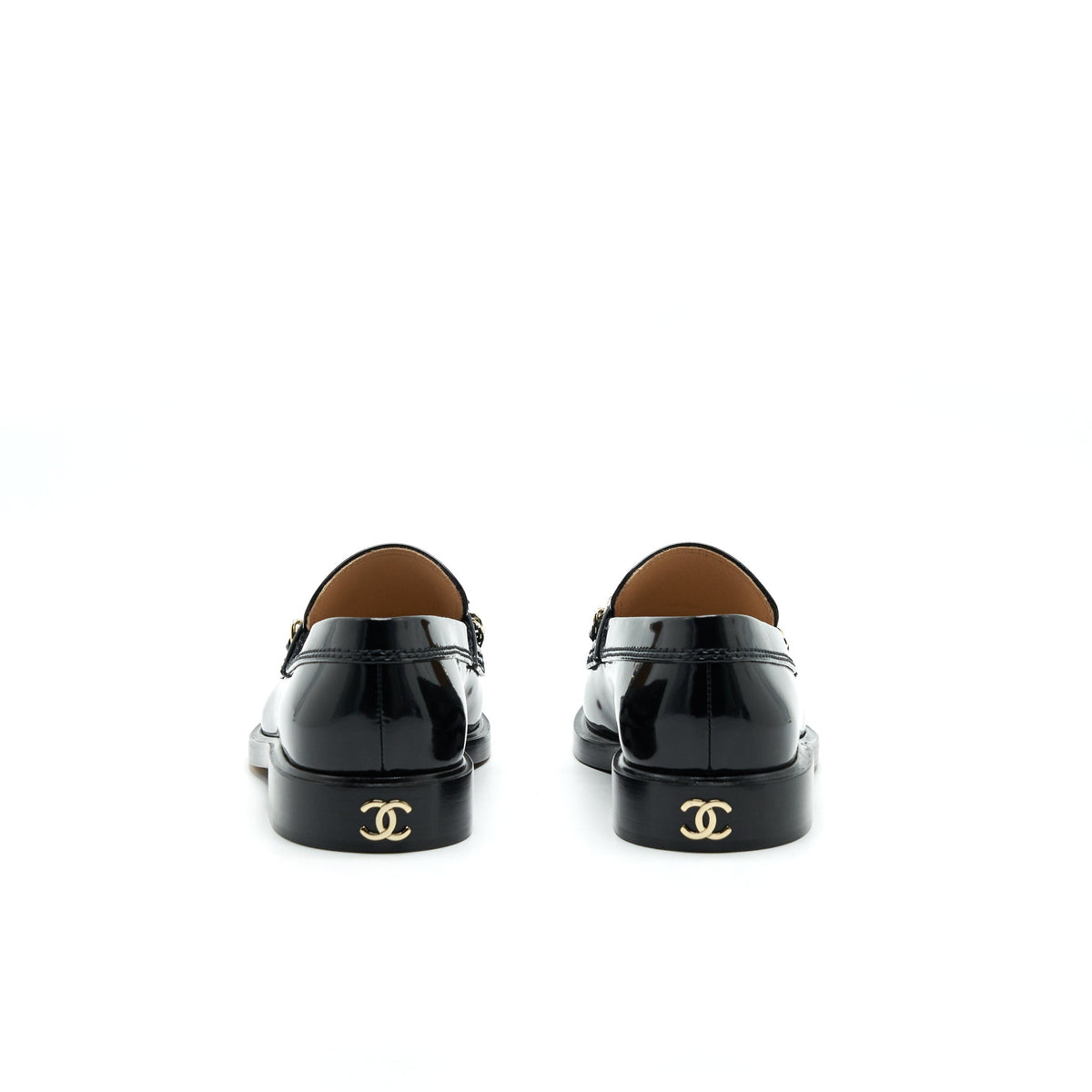 CHANEL LEATHER LOAFER BLACK GHW