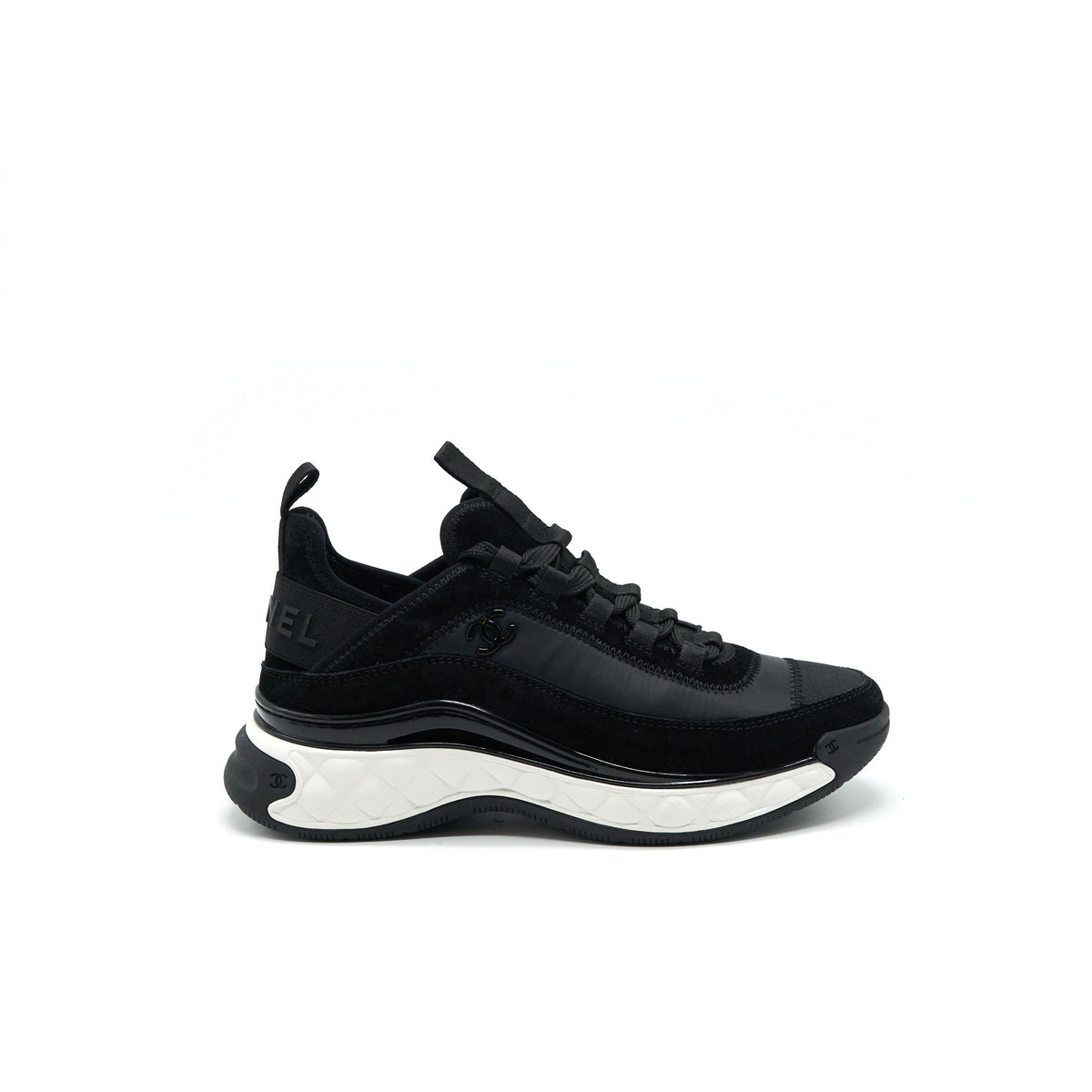 CHANEL 20K BLACK SNEAKERS