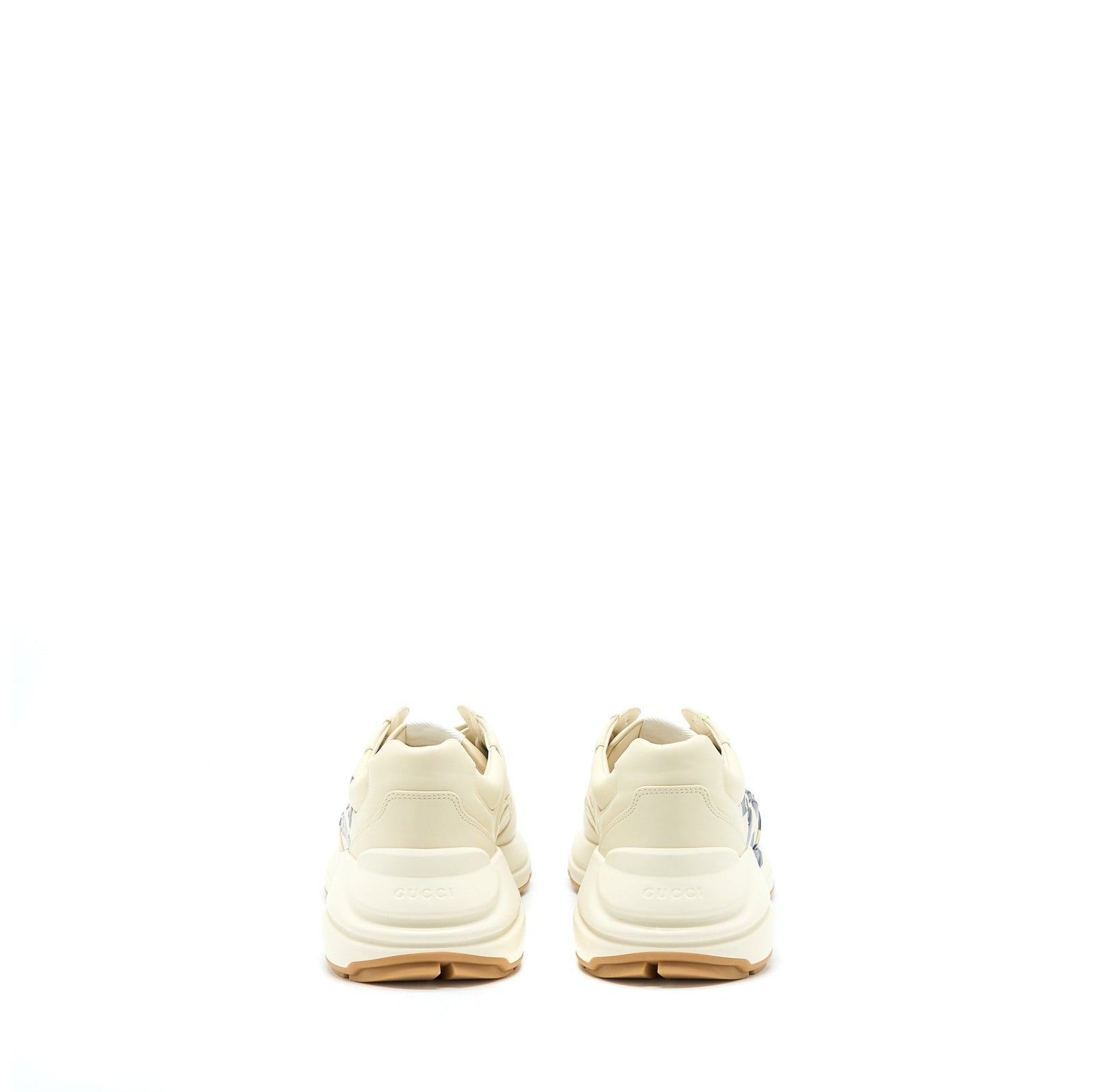 Gucci Men’s Rhyton Sneaker With "" Leather Ivory/Multicolour