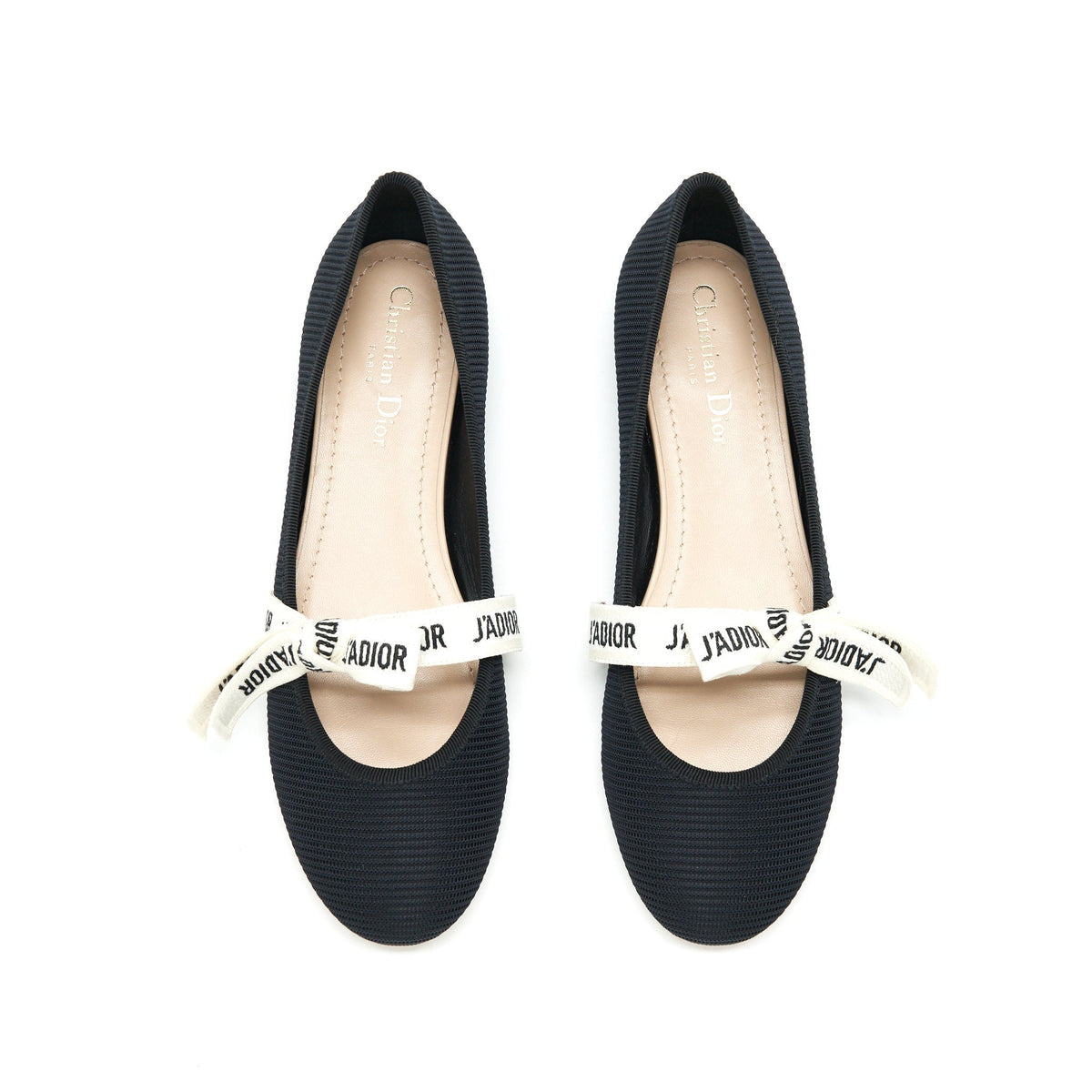 DIOR MISS J'ADIOR BALLET FLAT BLACK