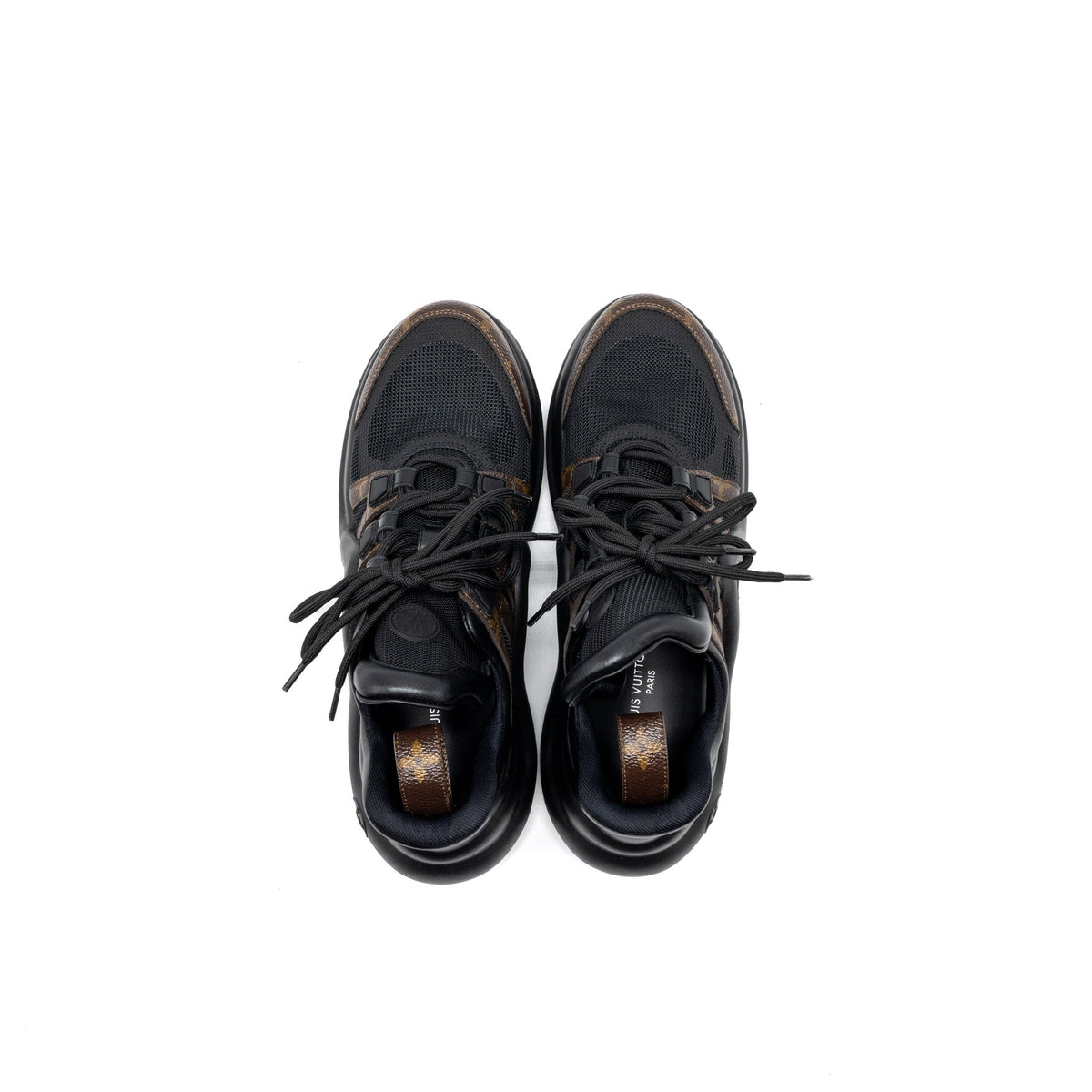 LOUIS VUITTON ARCHLIGHT TRAINERS MONOGRAM BLACK