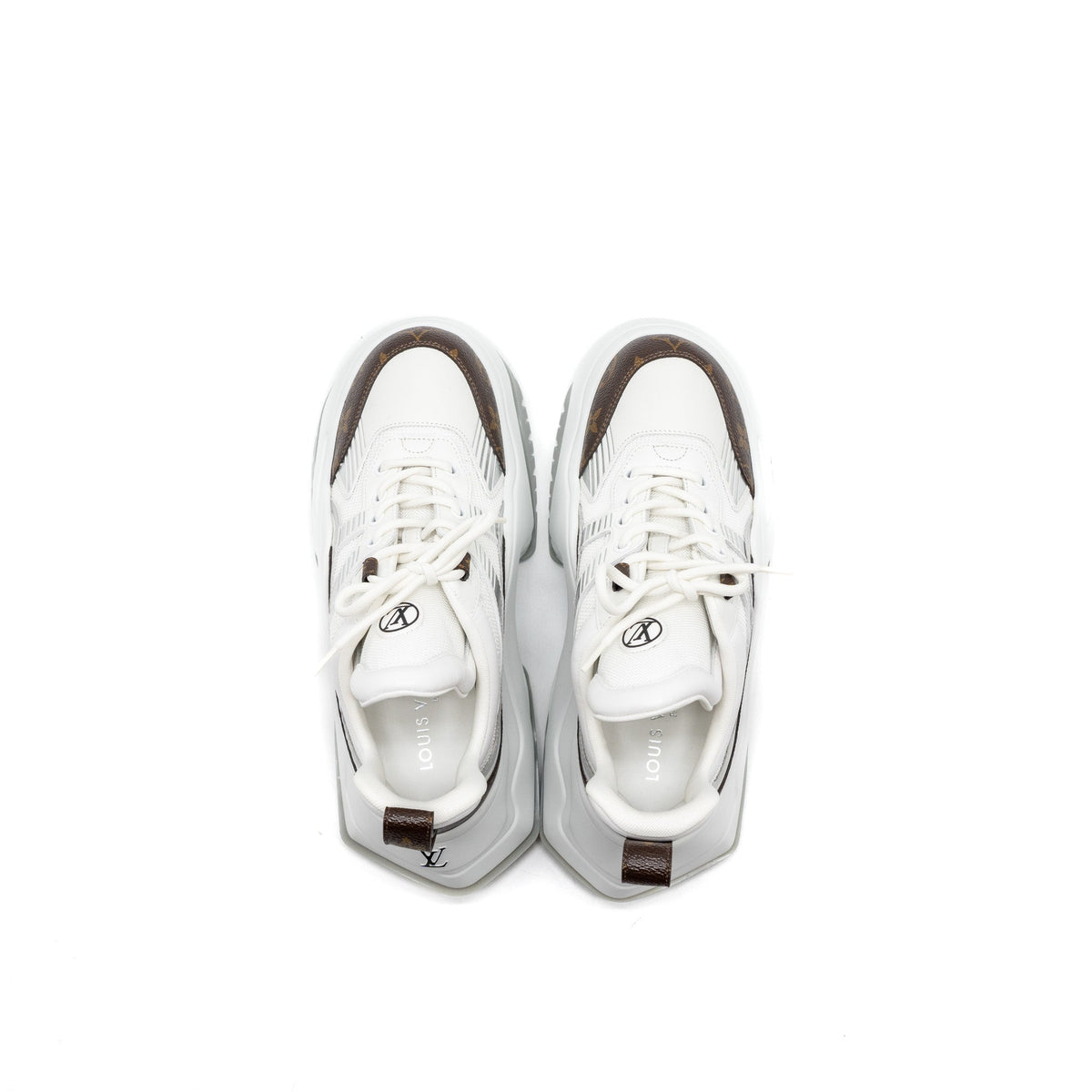 LOUIS VUITTON ARCHLIGHT . TRAINERS MONOGRAM WHITE