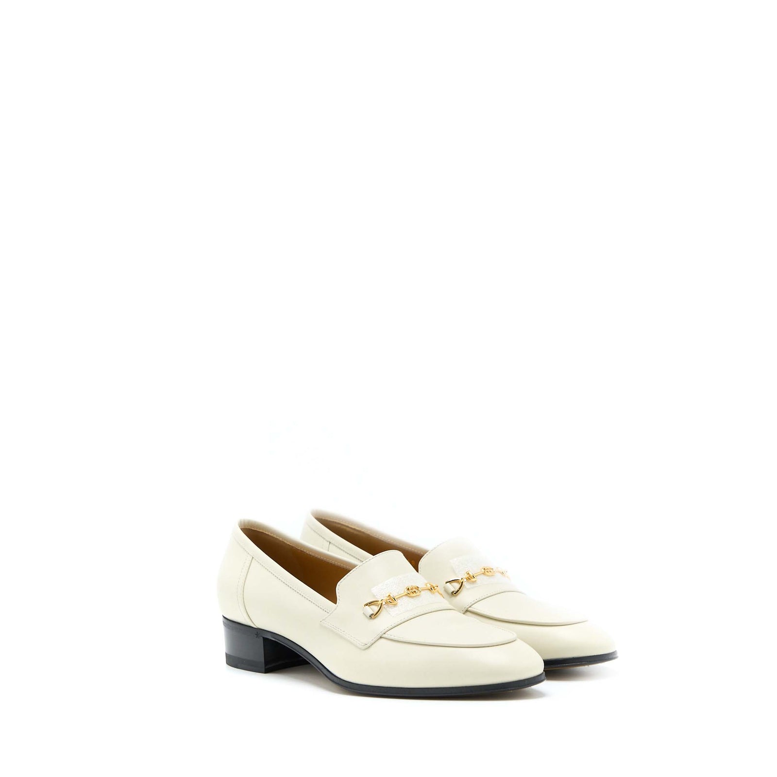 Gucci Women’s Loafer With Horsebit Calfskin White GHW