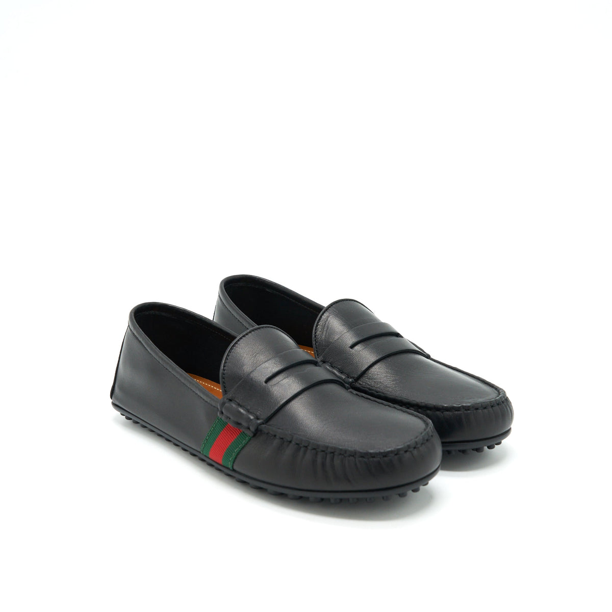 GUCCI MEN’S LEATHER LOAFER BLACK