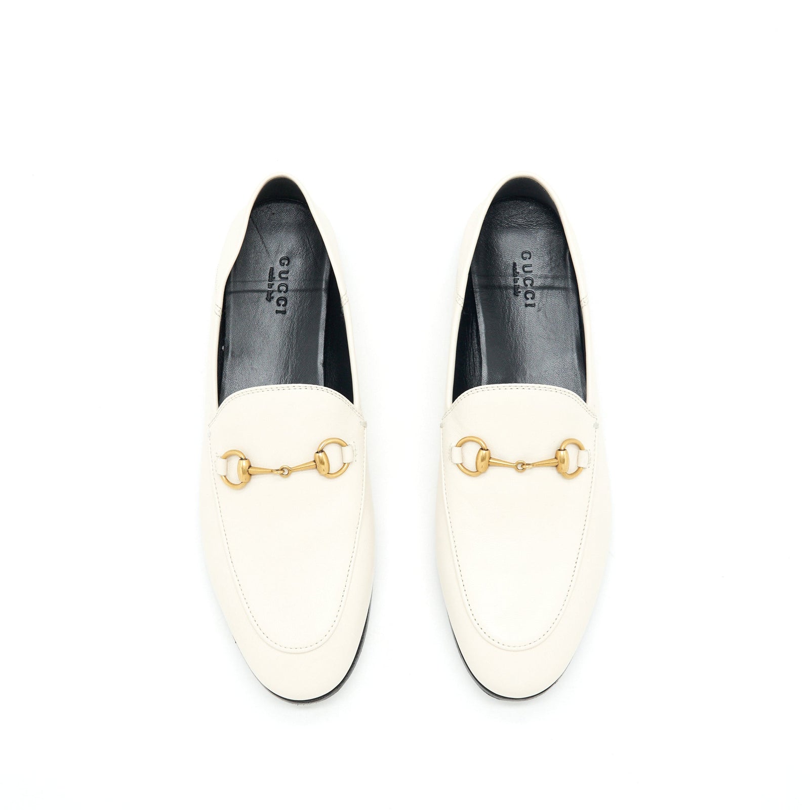 Gucci Loafers Horsebit Cream