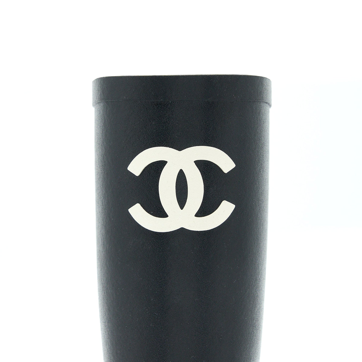 CHANEL RUBBER BOOST BLACK/WHITE