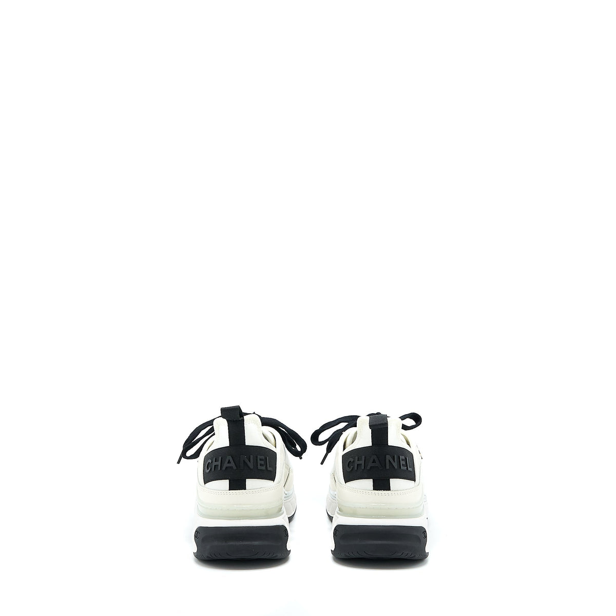 CHANEL SPORT TRAIL SNEAKER SUEDE/CALFSKIN WHITE/BLACK GHW
