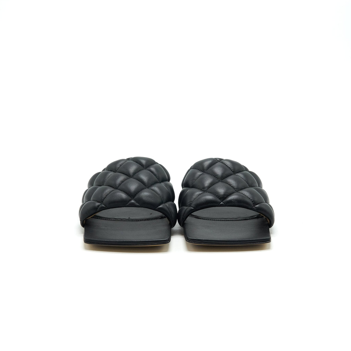 BOTTEGA VENETA PADDED SANDALS BLACK