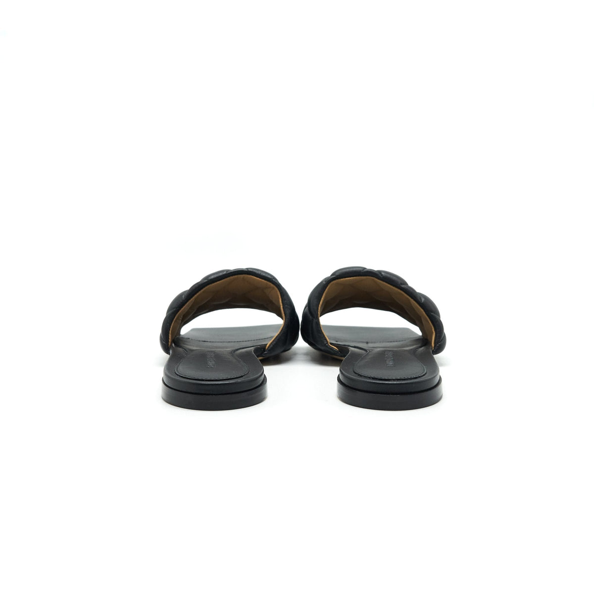 BOTTEGA VENETA PADDED SANDALS BLACK