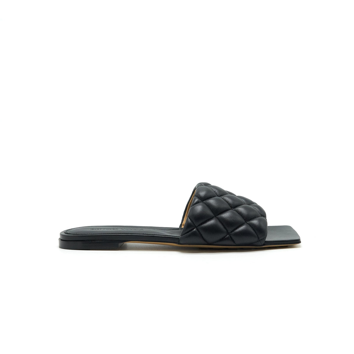 BOTTEGA VENETA PADDED SANDALS BLACK
