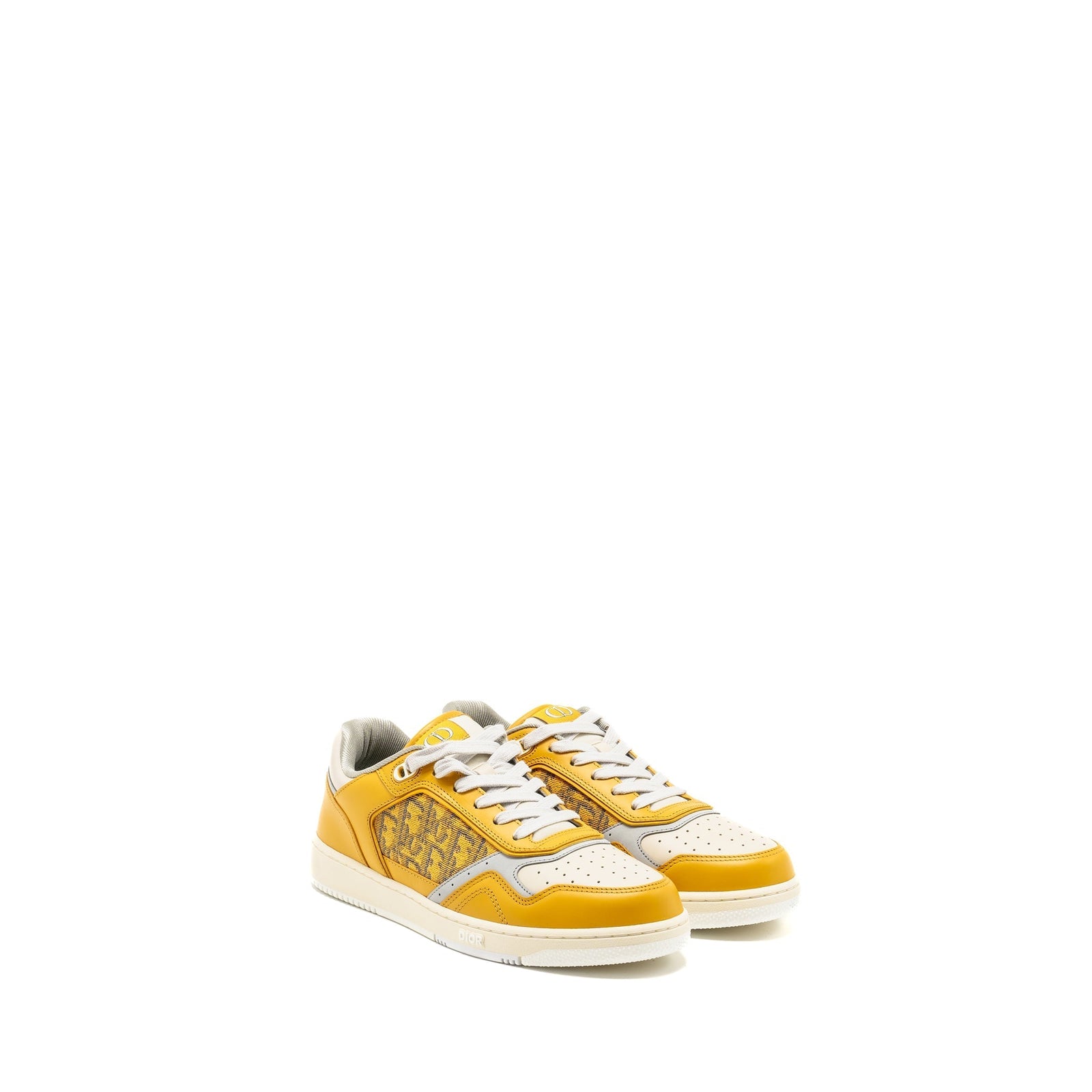 DIOR HOMME B27 LOW-TOP SNEAKERS LEATHER YELLOW/MULTICOLOUR