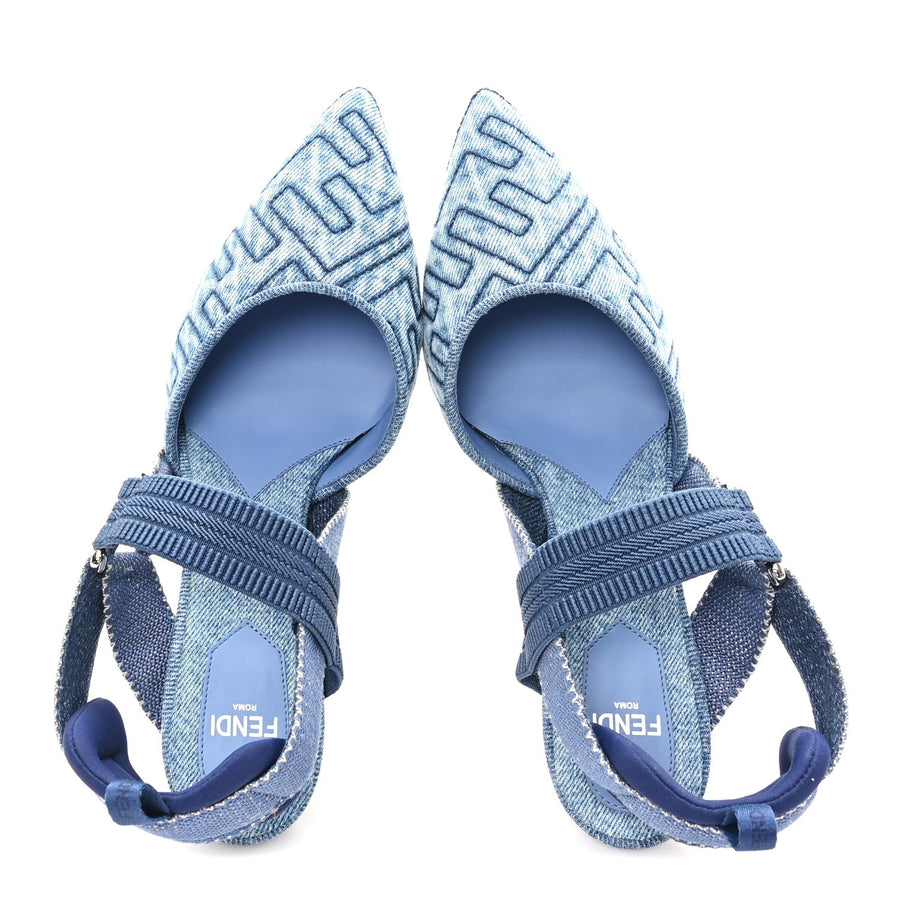 Fendi Colibri 85mm Slingback Pump