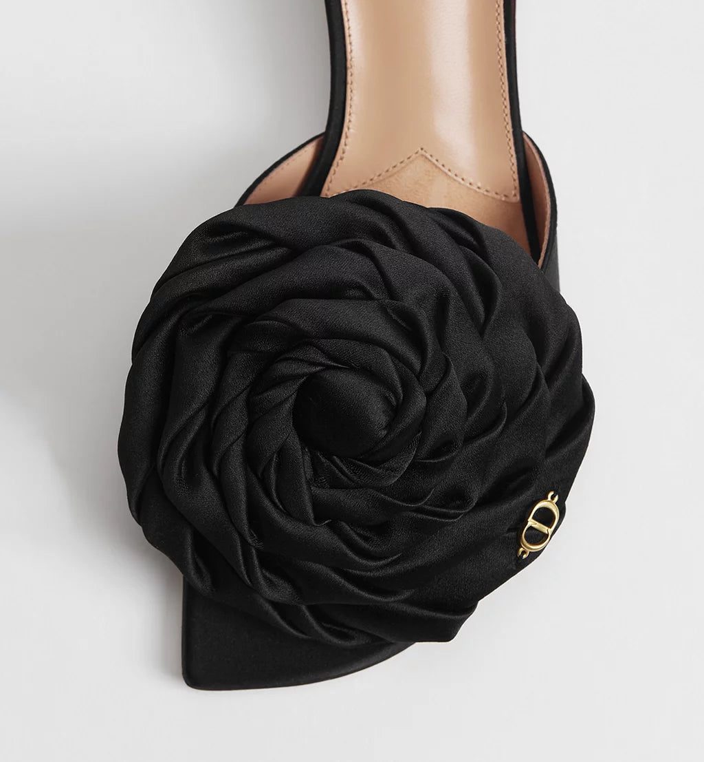 Dior Aurore Heeled Sandal Black