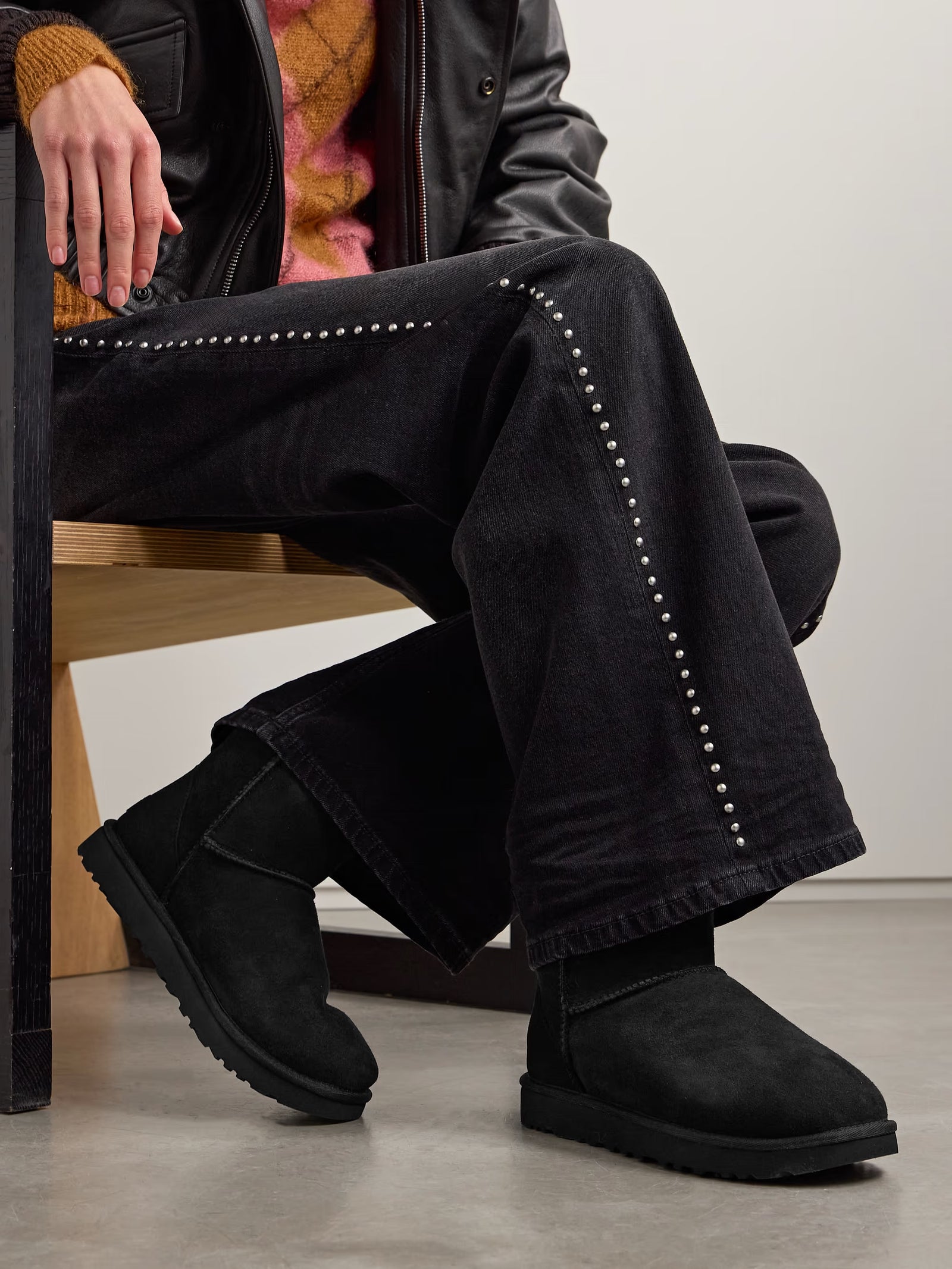 UGG Classic Mini II Shearling Boots Black