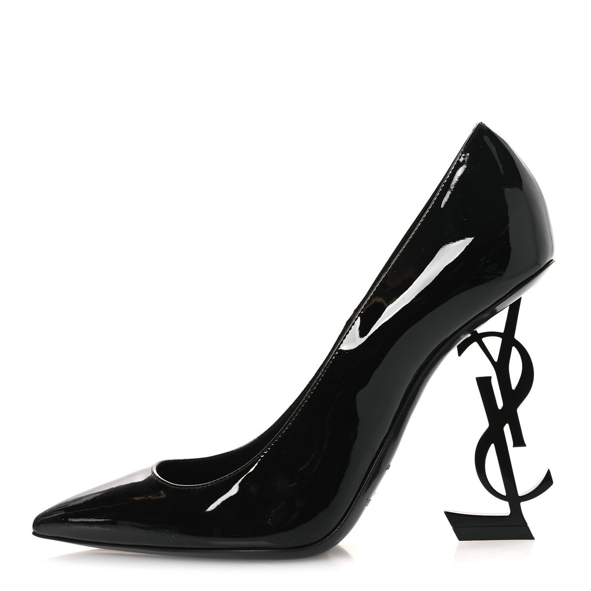 SAINT LAURENT OPYUM PUMPS PATENT BLACK