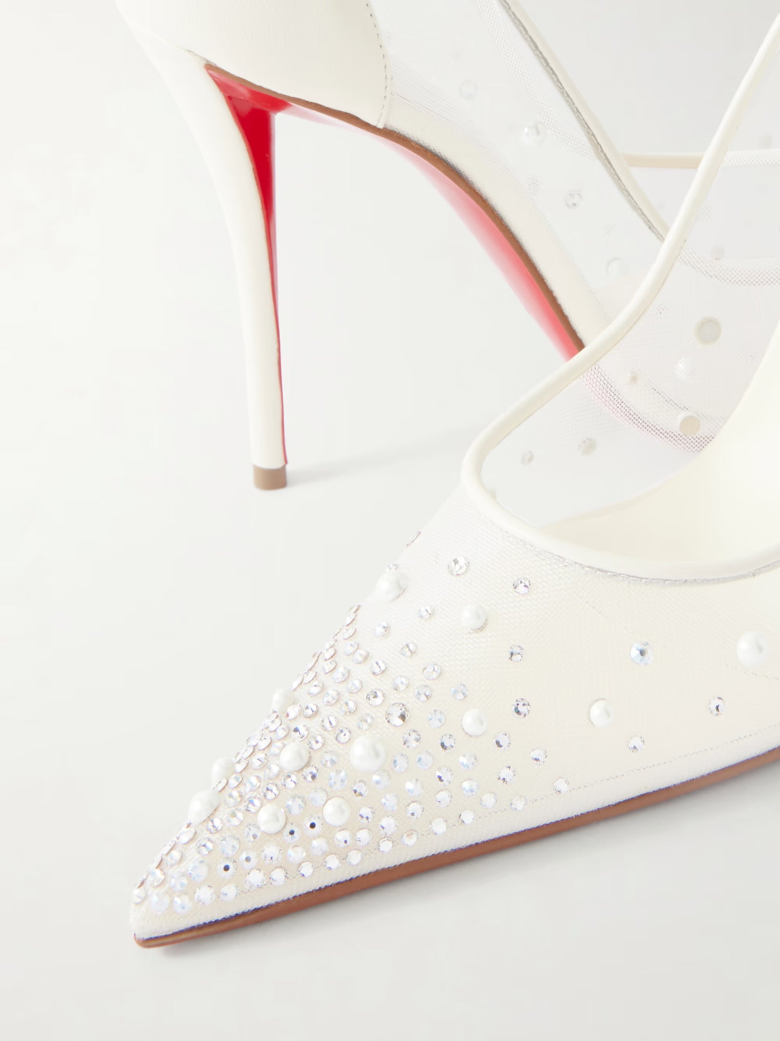 Christian louboutin Miss Z Degrastrass Perla White