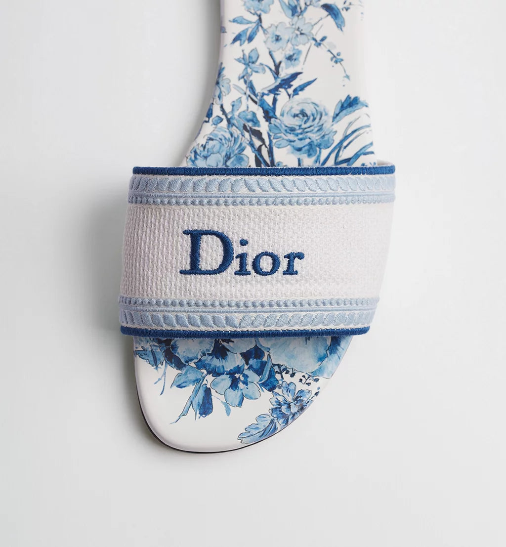 Dior Dway slide White and Blue
