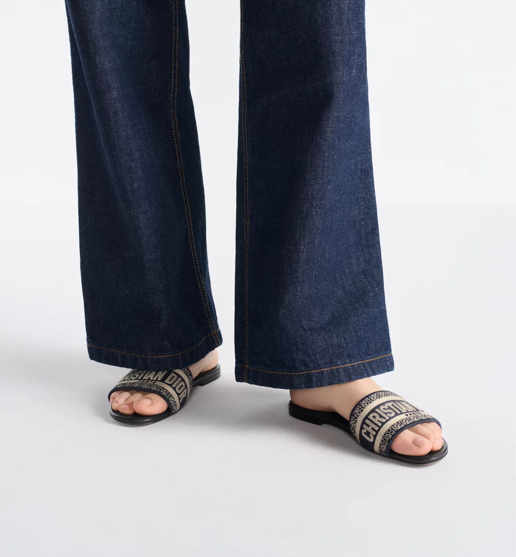 Dior Dway slide Deep Blue