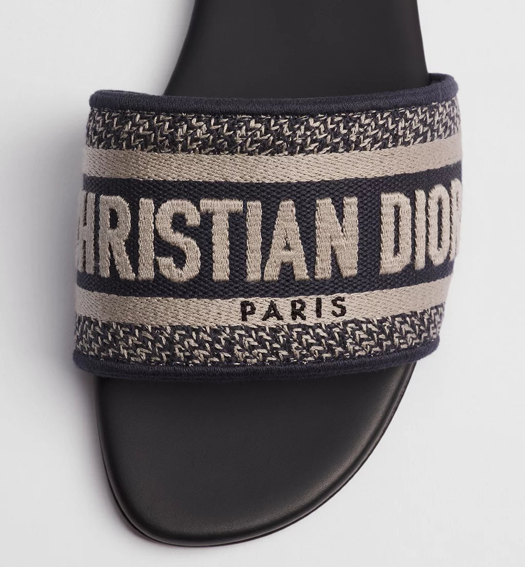 【Dior】 ミュール　38 Dior Dway slide Deep Blue – Demeure