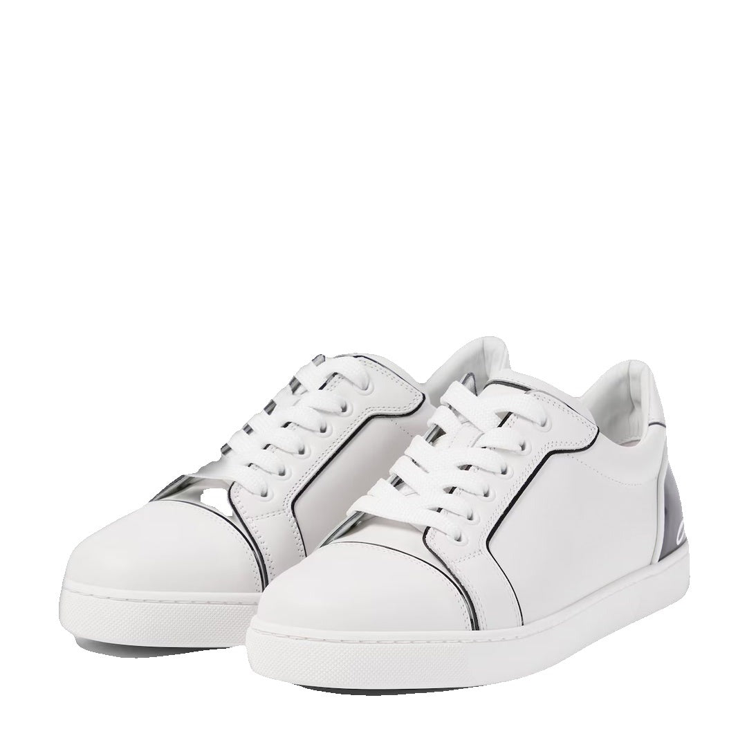 CHRISTIAN LOUBOUTIN VIEIRA LACE-UP SNEAKERS WHITE
