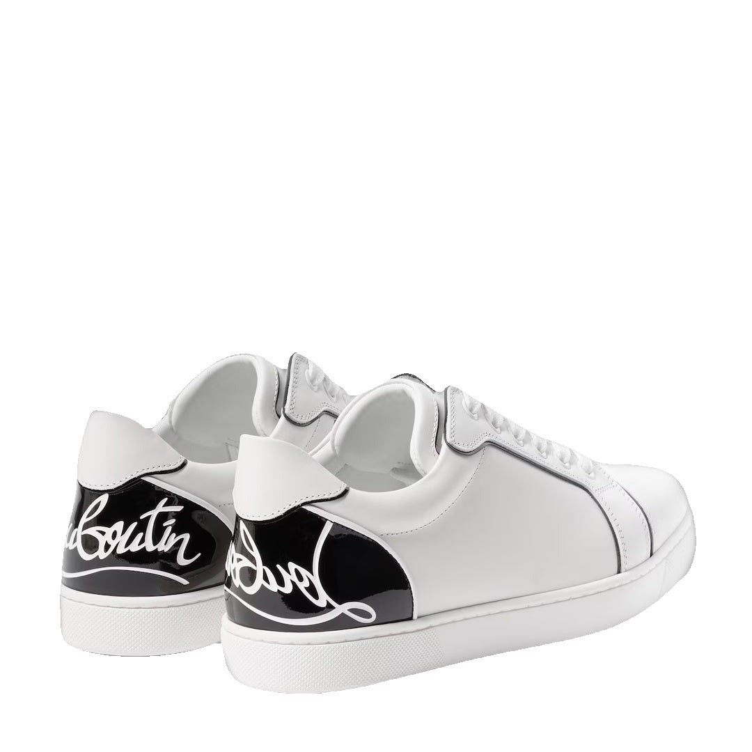 CHRISTIAN LOUBOUTIN VIEIRA LACE-UP SNEAKERS WHITE