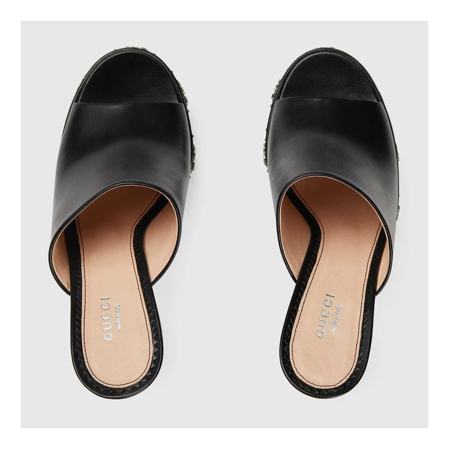 Gucci Platform Slide Sandal Black
