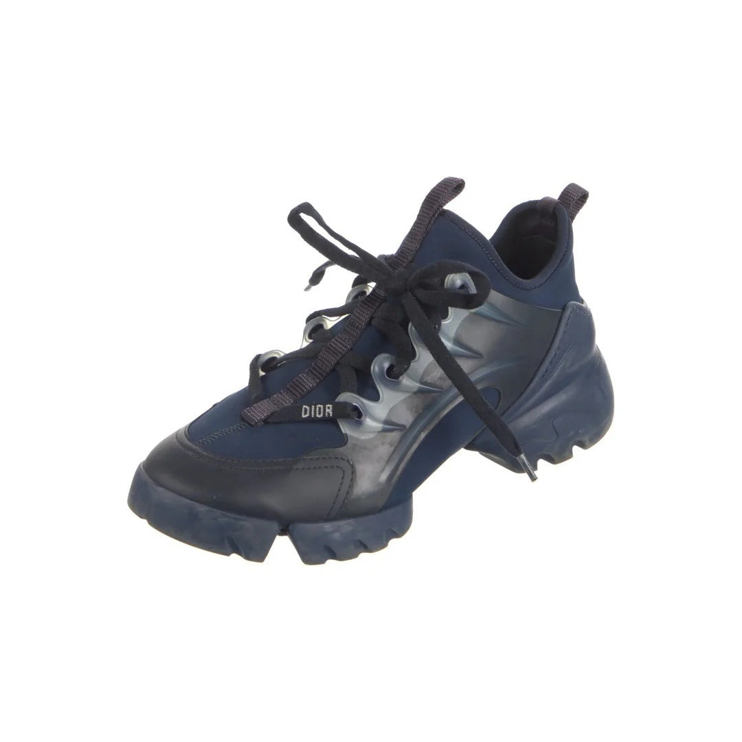 CHRISTIAN DIOR DIOR D-CONNECT SNEAKERS NAVY & BLACK
