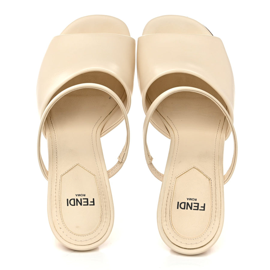 Fendi First 95mm Slide Sandal in Connecticut Calfskin