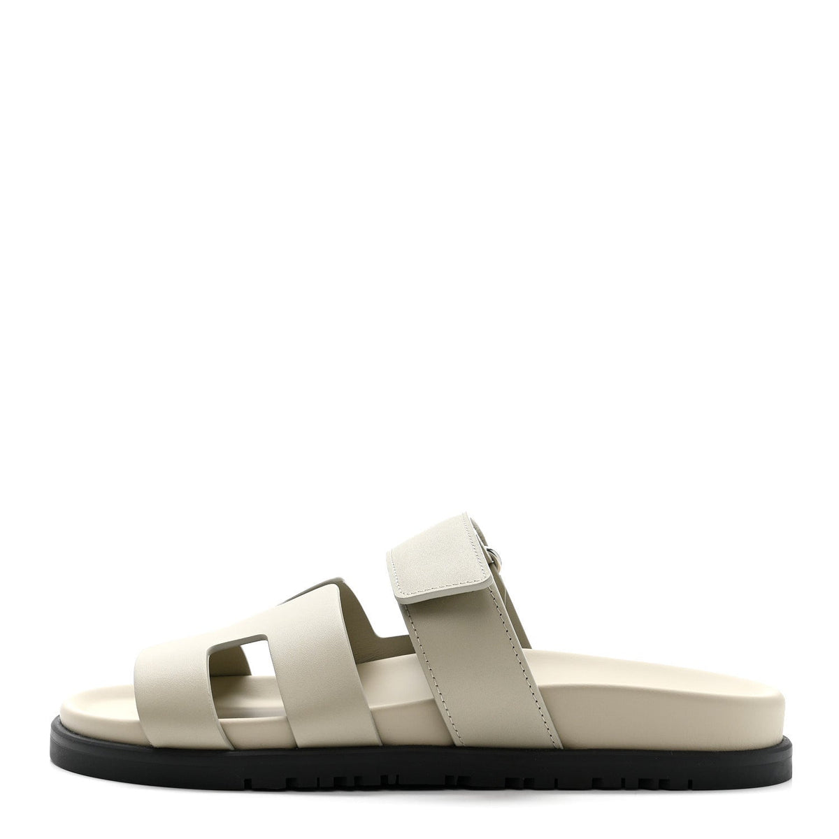 HERMES CHYPRE SANDALS CALFSKIN BEIGE ESQUISSE