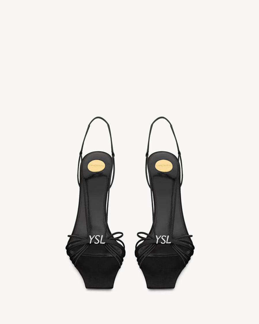 YSL Jerry Sandals in Smooth Leather