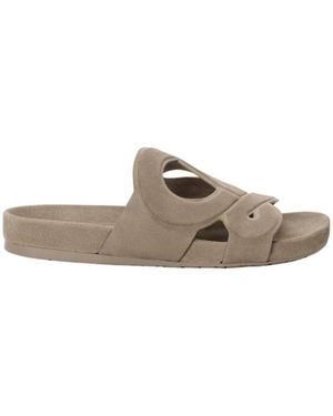 Loewe Anagram Mule in Soft White Calfskin