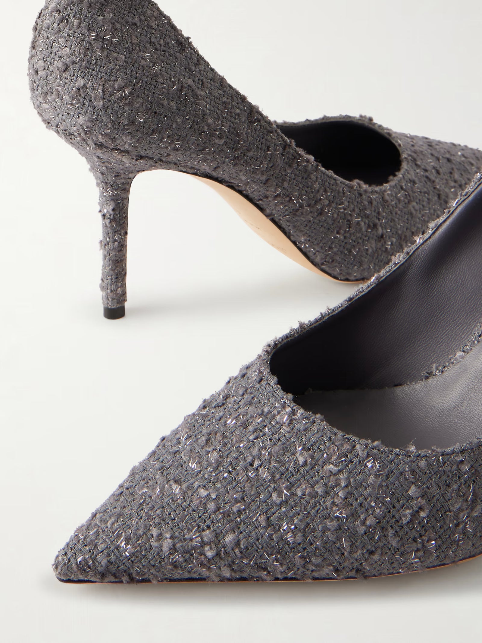Jimmy Choo Love 85 Metallic Tweed Pumps