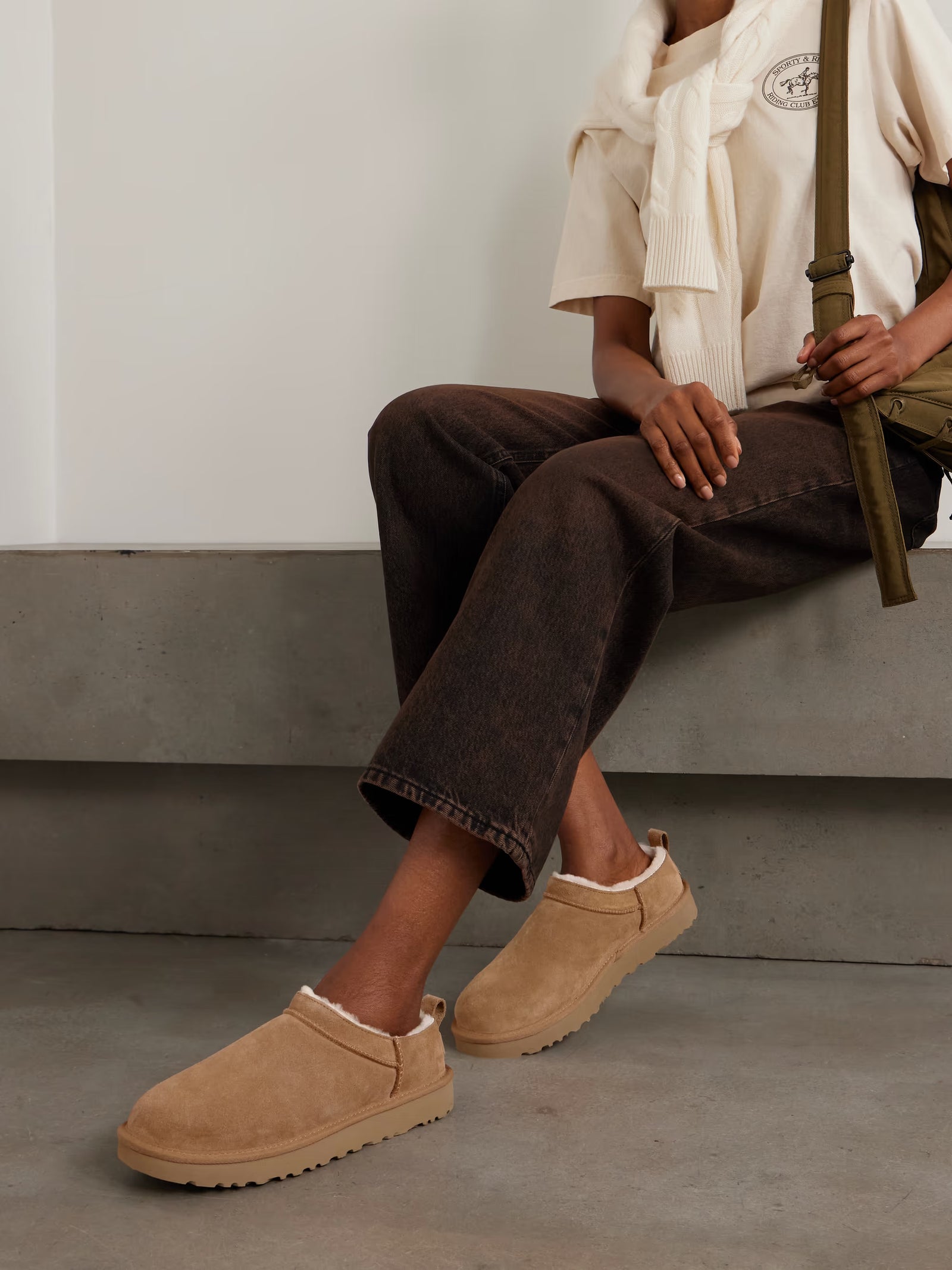 UGG Classic Micro Shearling Slippers