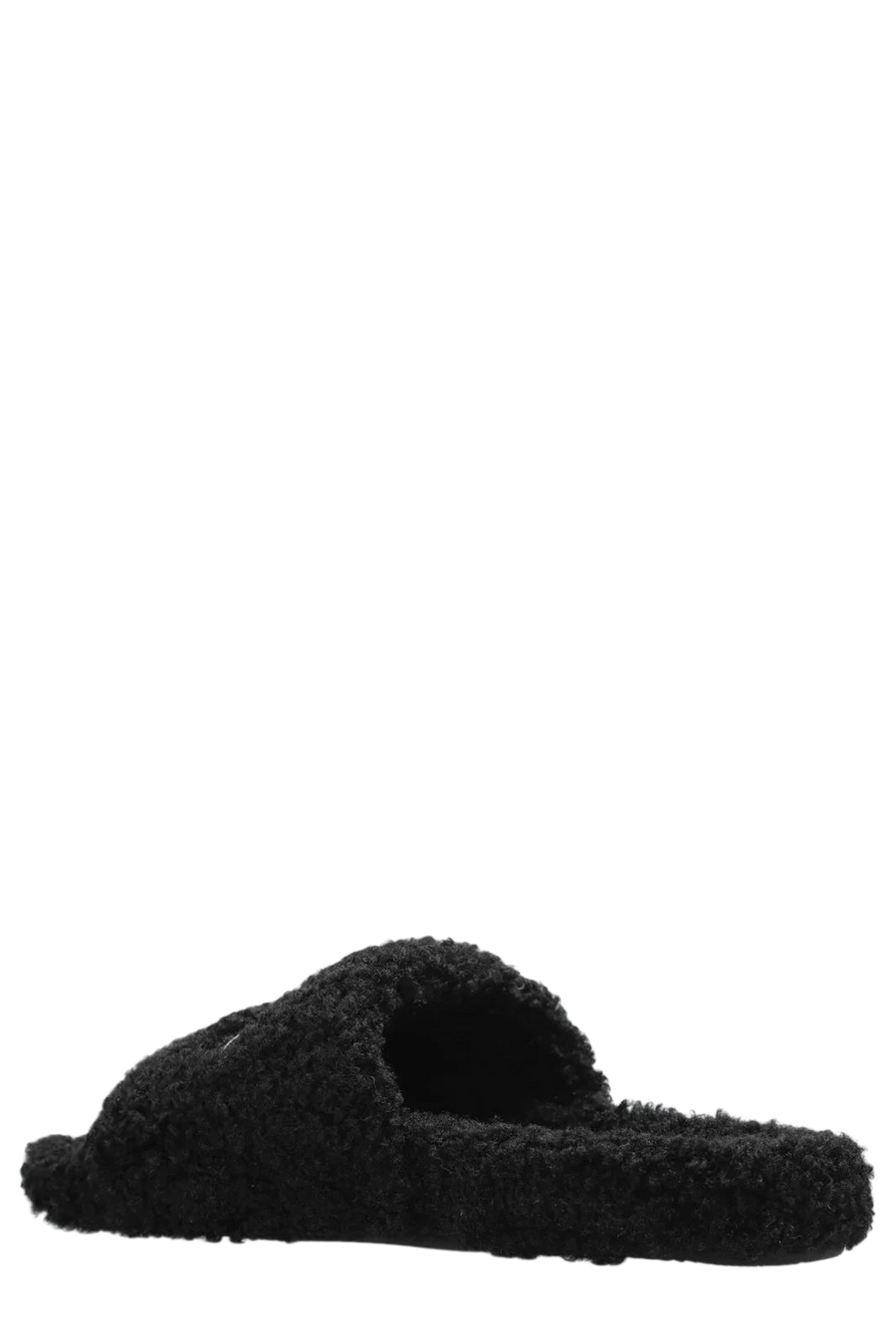Balenciaga Political Logo Furry Slides